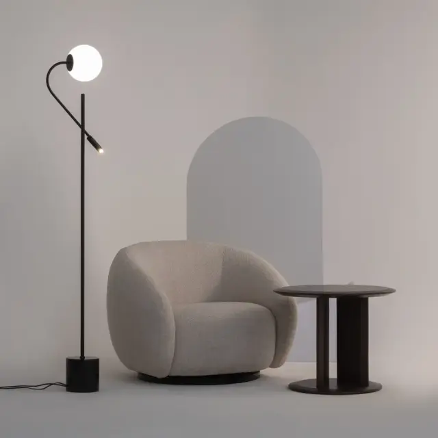 Торшер Maytoni FLY — белый, ракурс 7