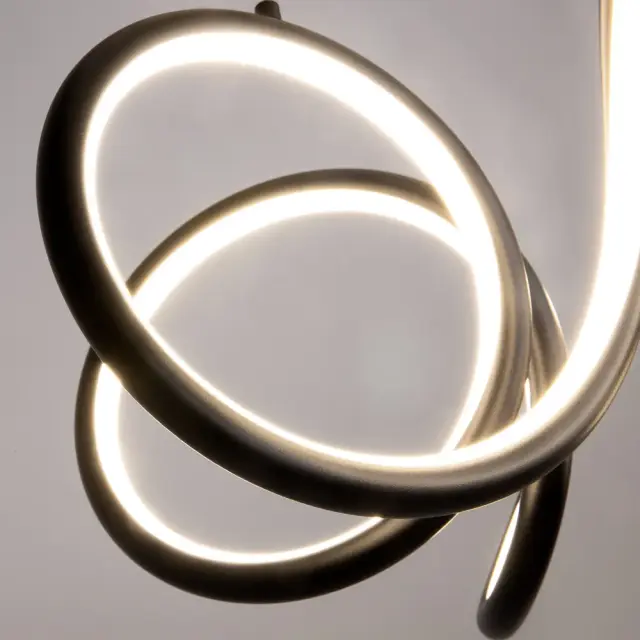 Подвесной светильник Maytoni CURVE — черный, ракурс 5