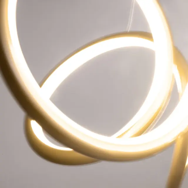 Подвесной светильник Maytoni CURVE — латунь, ракурс 5