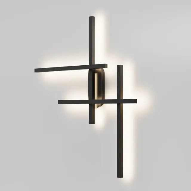 Накладное бра Maytoni HALO — черный, ракурс 3