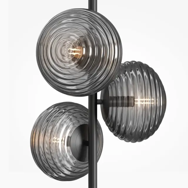 Подвесная люстра Maytoni REELS — тонированный, ракурс 2