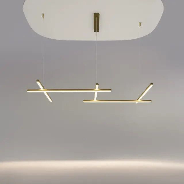 Подвесной светильник Maytoni RADIANCE — золотой, ракурс 2