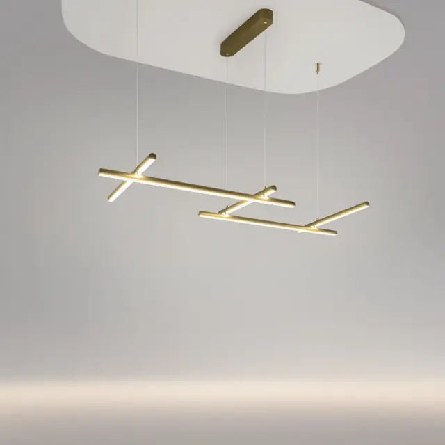 Подвесной светильник Maytoni RADIANCE — золотой, ракурс 3