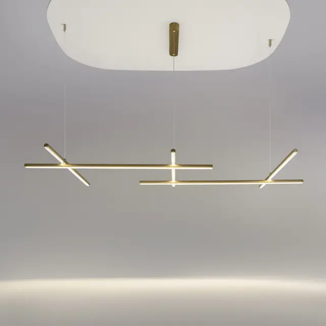 Подвесной светильник Maytoni RADIANCE — золотой, ракурс 2
