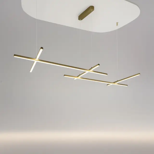 Подвесной светильник Maytoni RADIANCE — золотой, ракурс 3