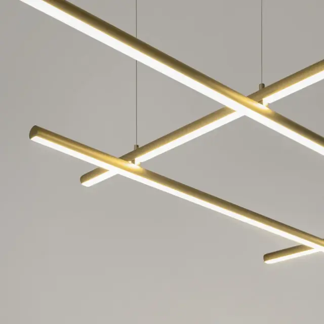 Подвесной светильник Maytoni RADIANCE — золотой, ракурс 4