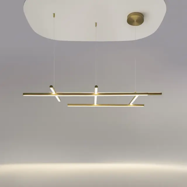 Подвесной светильник Maytoni RADIANCE — золотой, ракурс 2