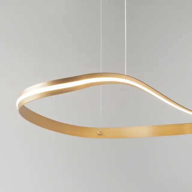 Подвесной светильник Maytoni PLONS — латунь, ракурс 6