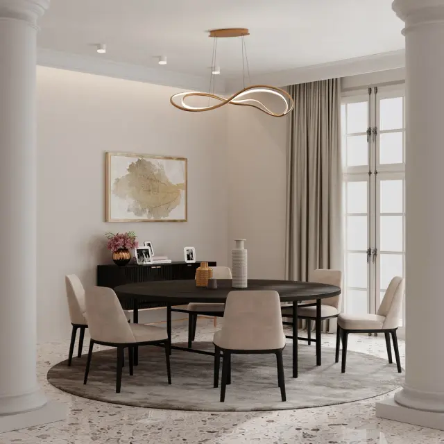 Подвесной светильник Maytoni PLONS — латунь, ракурс 8
