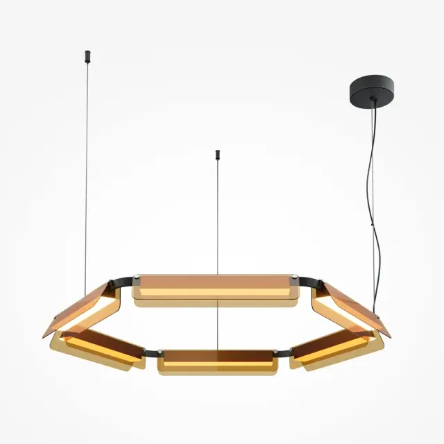 Подвесной светильник Maytoni FLAT — янтарный