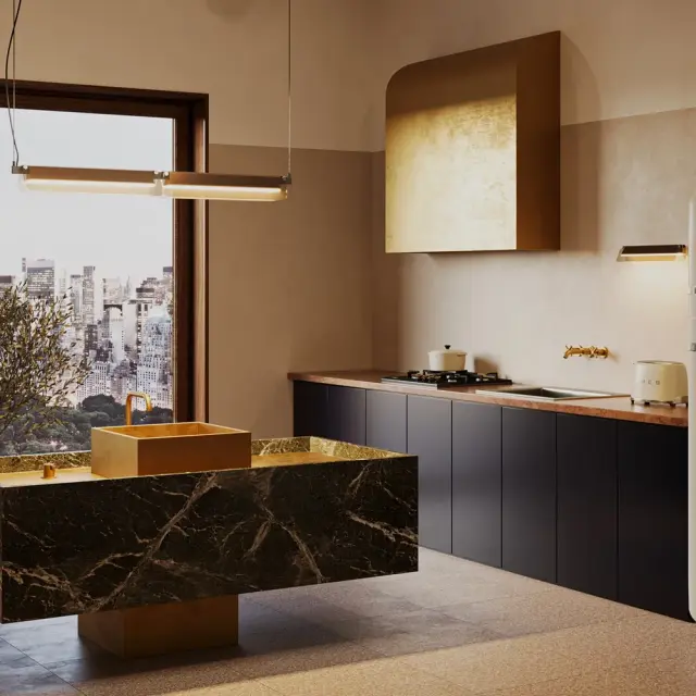 Накладное бра Maytoni FLAT — янтарный, ракурс 4