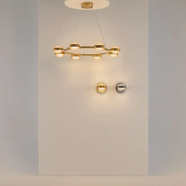 Подвесная люстра Maytoni MIND — янтарный, ракурс 6