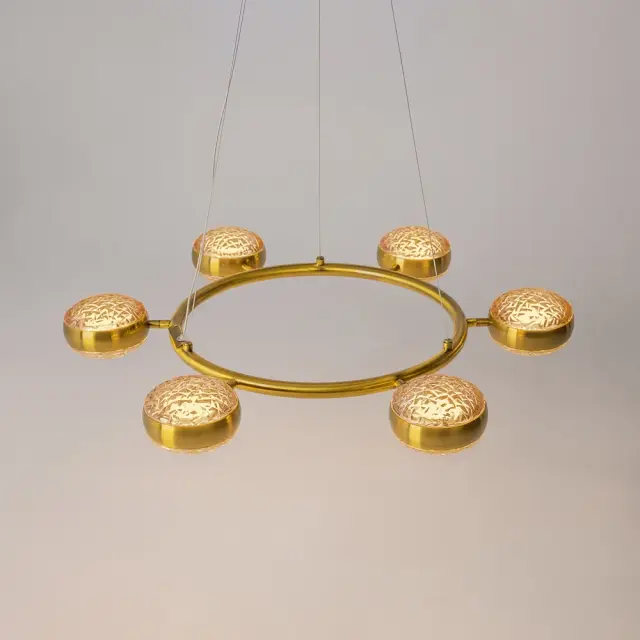 Подвесная люстра Maytoni MIND — янтарный, ракурс 8