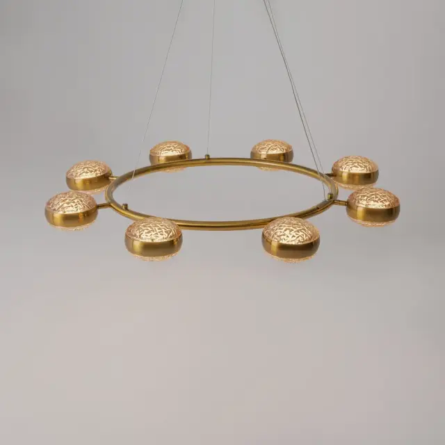 Подвесная люстра Maytoni MIND — янтарный, ракурс 4