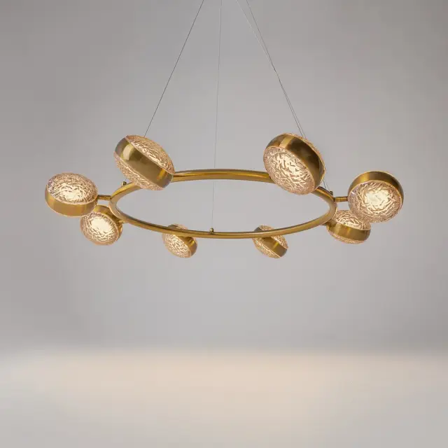 Подвесная люстра Maytoni MIND — янтарный, ракурс 7