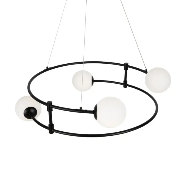 Подвесная люстра Maytoni BALANCE — белый, ракурс 2