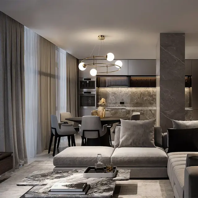 Подвесная люстра Maytoni BALANCE — белый, ракурс 4
