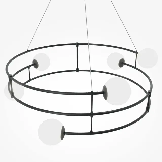Подвесная люстра Maytoni BALANCE — белый, ракурс 2