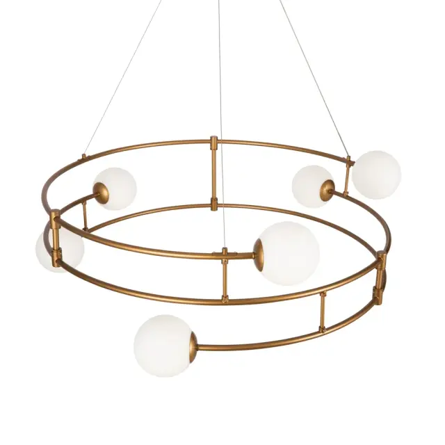 Подвесная люстра Maytoni BALANCE — белый, ракурс 2