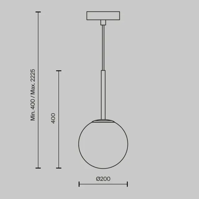 Подвесной светильник Maytoni BASIC FORM — белый, ракурс 4
