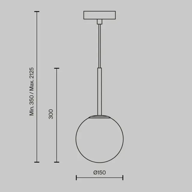 Подвесной светильник Maytoni BASIC FORM — белый, ракурс 5