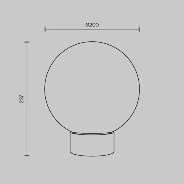 Настольная лампа Maytoni BASIC FORM — белый, ракурс 5