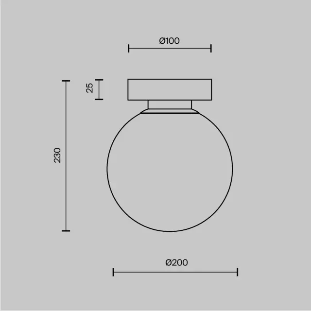 Накладное бра Maytoni BASIC FORM — белый, ракурс 2