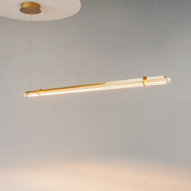 Подвесной светильник Maytoni PLUME — прозрачный, ракурс 3
