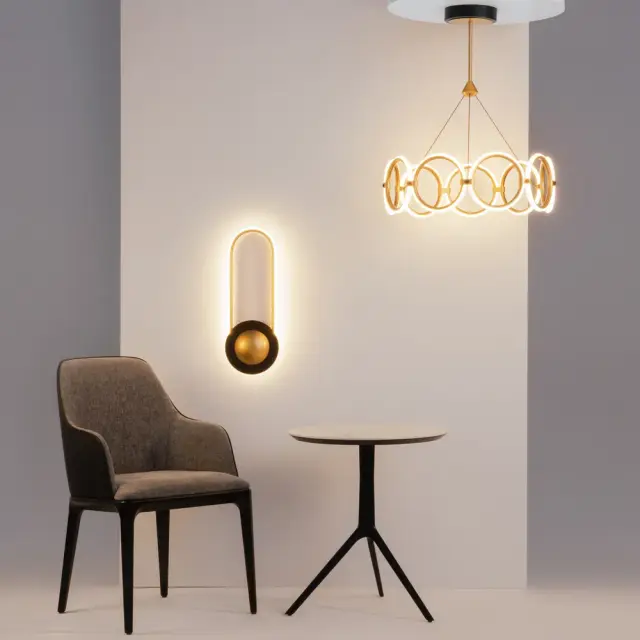 Накладное бра Maytoni LINK — латунь, ракурс 6