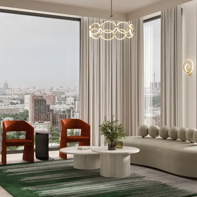 Накладное бра Maytoni LINK — латунь, ракурс 8