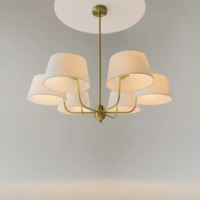 Потолочная люстра Maytoni MODESTO — бежевый, ракурс 3