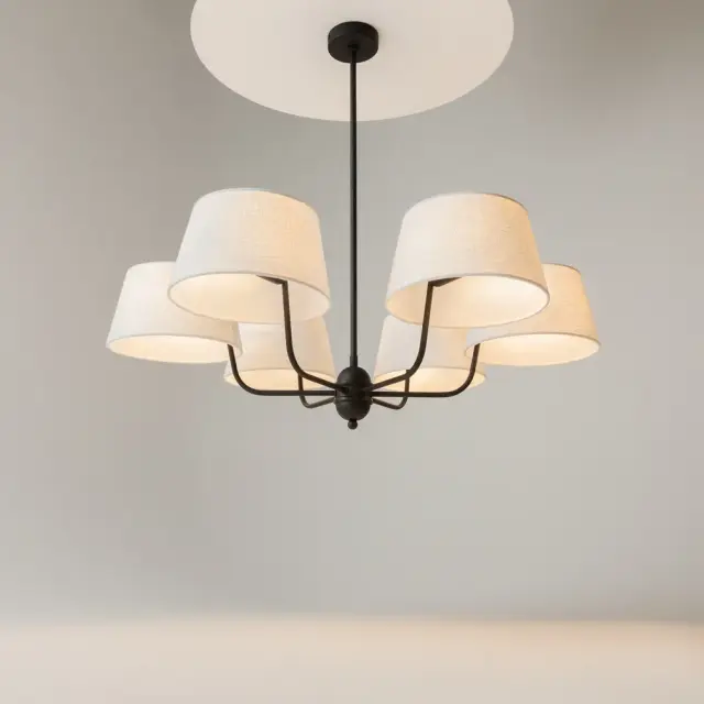 Потолочная люстра Maytoni MODESTO — бежевый, ракурс 3