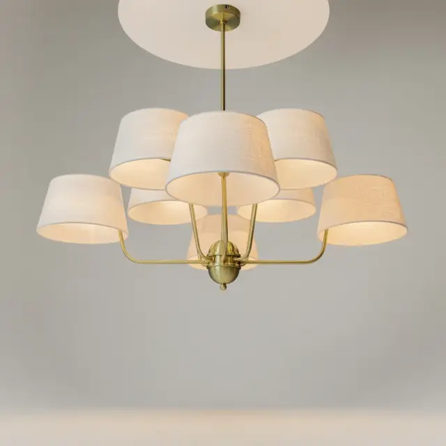 Потолочная люстра Maytoni MODESTO — бежевый, ракурс 3