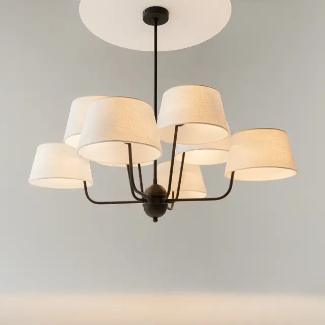 Потолочная люстра Maytoni MODESTO — бежевый, ракурс 4