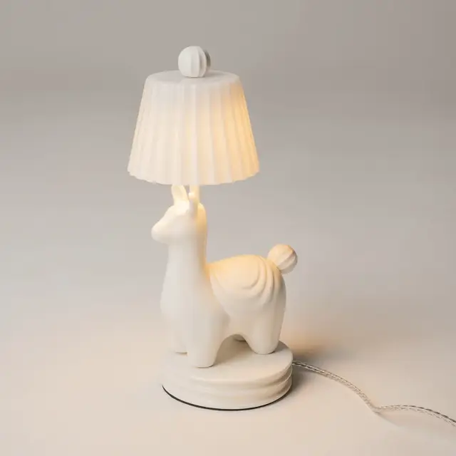 Настольная лампа Maytoni SENOR ALPACA — белый, ракурс 3
