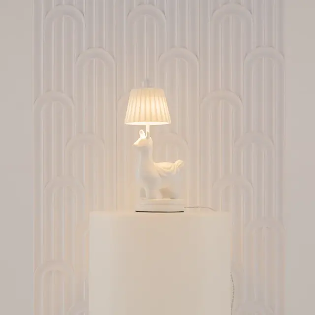 Настольная лампа Maytoni SENOR ALPACA — белый, ракурс 6