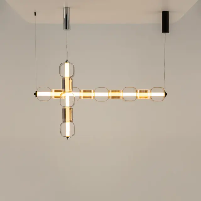 Подвесной светильник Maytoni RITMO — тонированный, ракурс 6