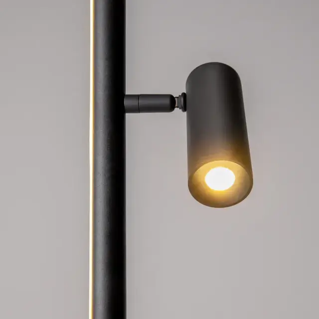 Торшер Maytoni THIN — черный, ракурс 6