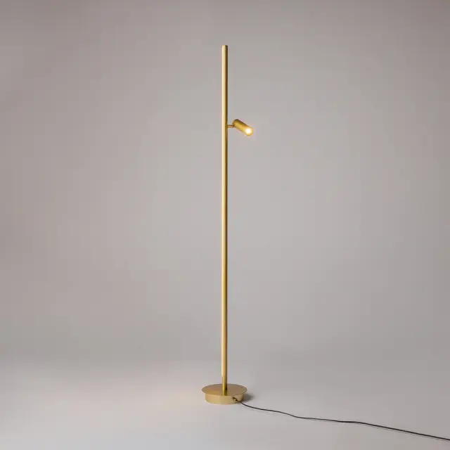 Торшер Maytoni THIN — латунь, ракурс 3