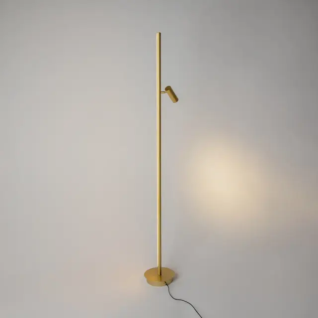 Торшер Maytoni THIN — латунь, ракурс 4
