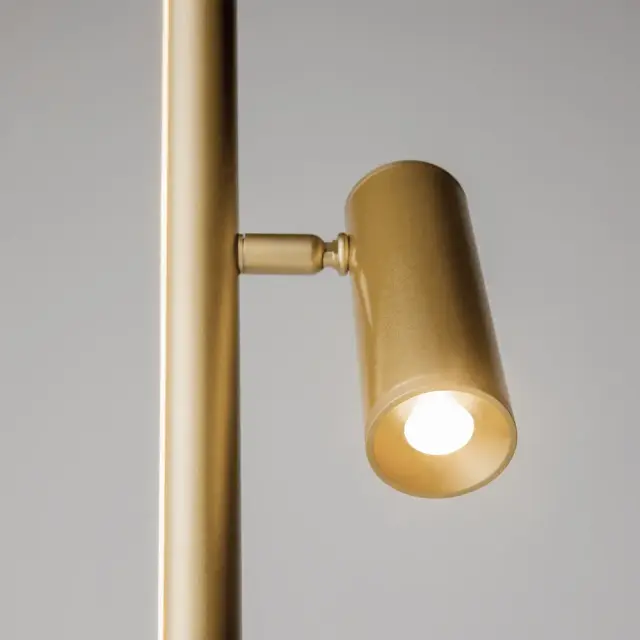 Торшер Maytoni THIN — латунь, ракурс 5