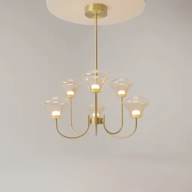 Потолочная люстра Maytoni DYNASTY — янтарный, ракурс 3