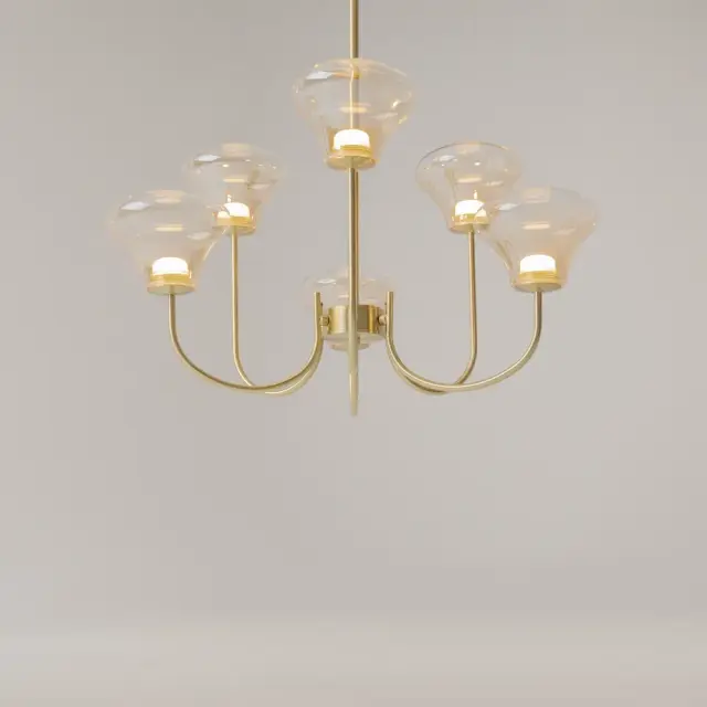 Потолочная люстра Maytoni DYNASTY — янтарный, ракурс 4