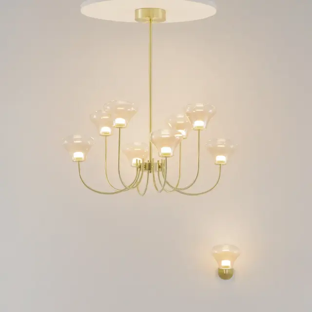 Потолочная люстра Maytoni DYNASTY — янтарный, ракурс 7