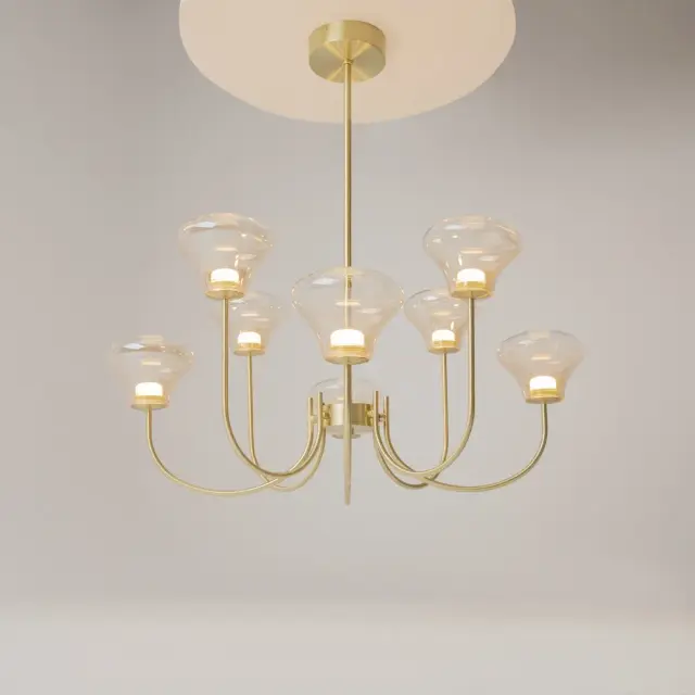 Потолочная люстра Maytoni DYNASTY — янтарный, ракурс 3