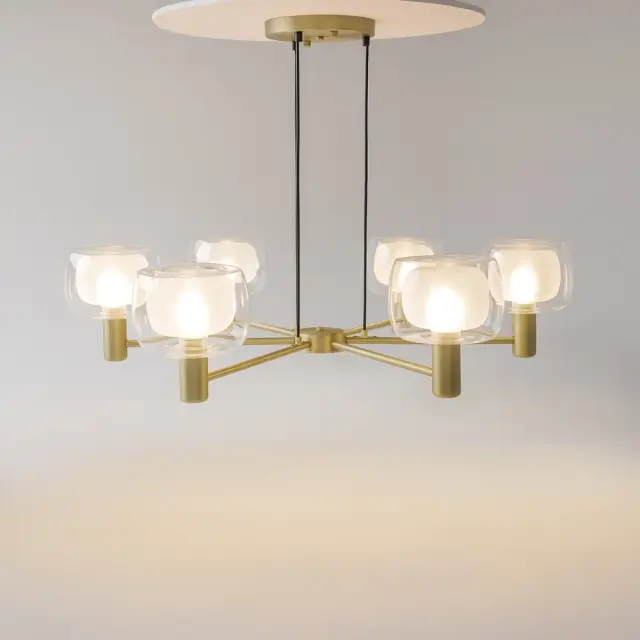 Подвесная люстра Maytoni VISION — прозрачный, ракурс 3