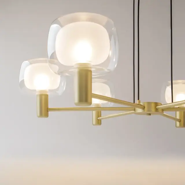 Подвесная люстра Maytoni VISION — прозрачный, ракурс 4
