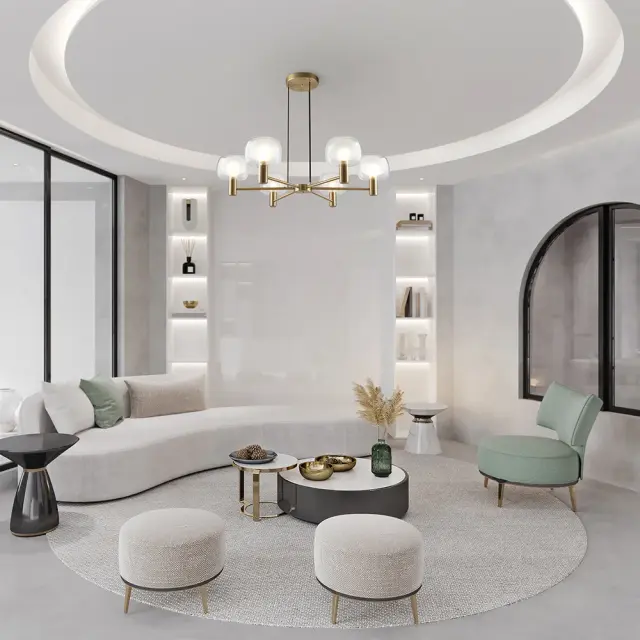 Подвесная люстра Maytoni VISION — прозрачный, ракурс 8
