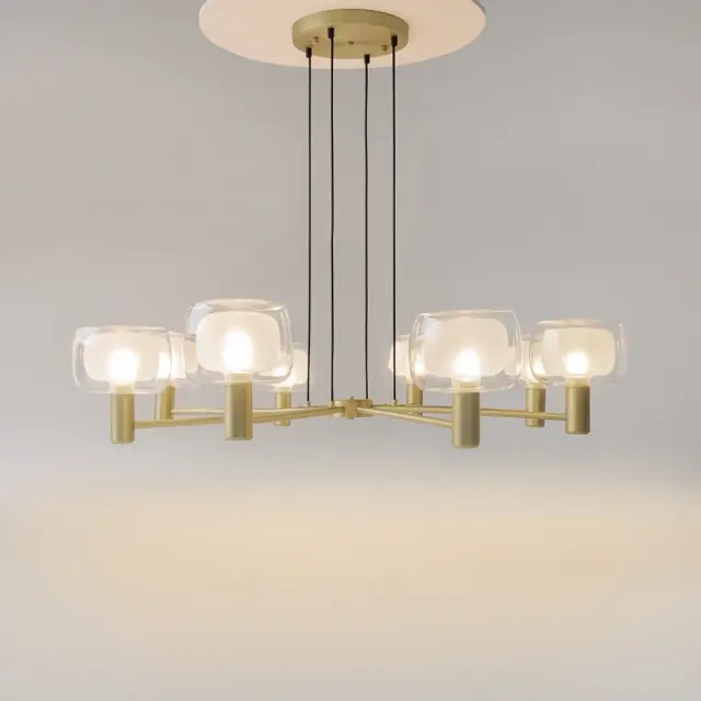 Подвесная люстра Maytoni VISION — прозрачный, ракурс 3
