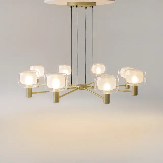Подвесная люстра Maytoni VISION — прозрачный, ракурс 4